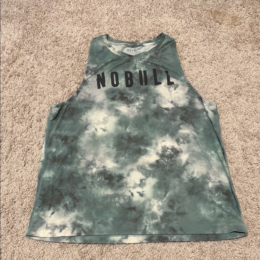 NOBULL Green Tie-Dye Tank